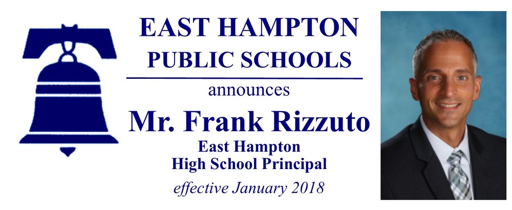 High School Principal Announcement