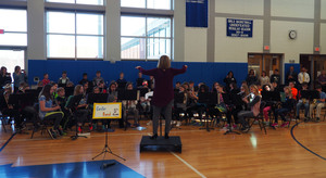 4th and 5th Grade Bands and Chorus perform at Step-up Concert