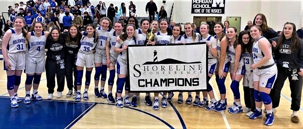 EHHS Girls Basketball 2023 Shoreline Conference Champions