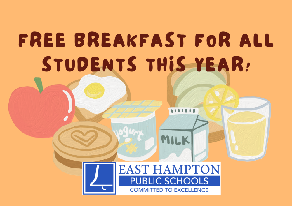 Free Breakfast for all students this year.