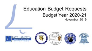 Budget Request List from November 25