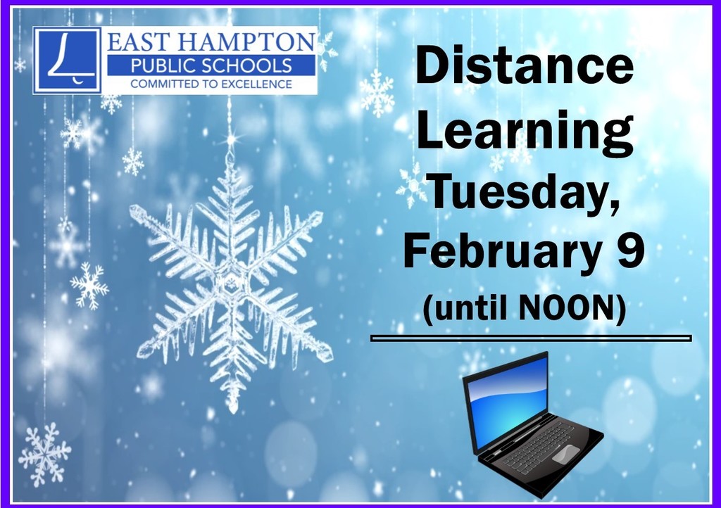No School - Distance Learning - 2/9