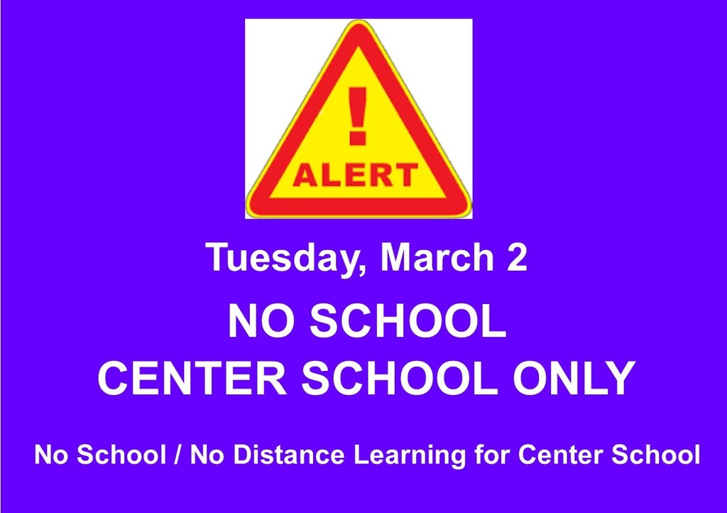 No School - CENTER ONLY