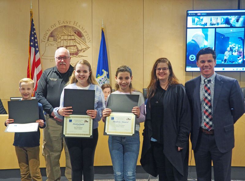 Center School Fire Safety Poster Contest Winners