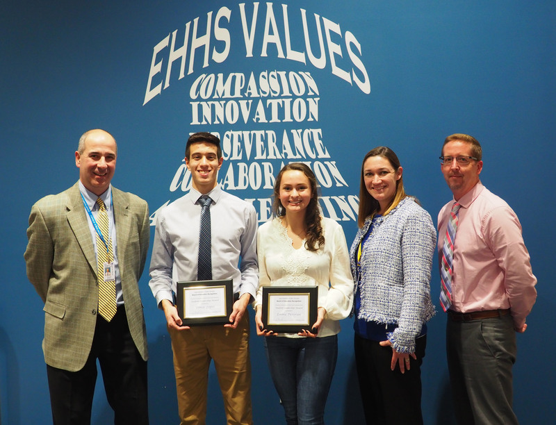 T. Lopes and E. Deveran CAPSS Award recipients